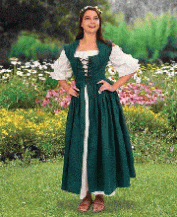 Country Maid Skirt. Green. Windlass. Falda Doncella-Verde. Marto . mini
